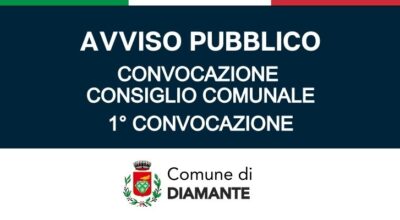 AVVISO PUBBLICO – Convocazione Consiglio Comunale del 06/03/2025